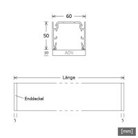 LED-Anbauleuchte MLA060118402AOV/D.sw