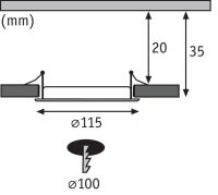 LED-Einbaupanel 920.58