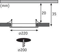 LED-Einbaupanel 920.60