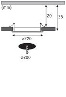 LED-Einbaupanel 920.72