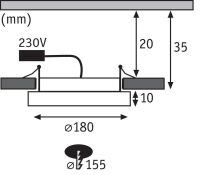 LED-Einbaupanel 929.33
