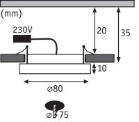LED-Einbaupanel 929.45