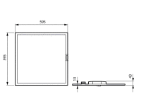 LED-Einbauleuchte M600 RC330V 36S #01468800