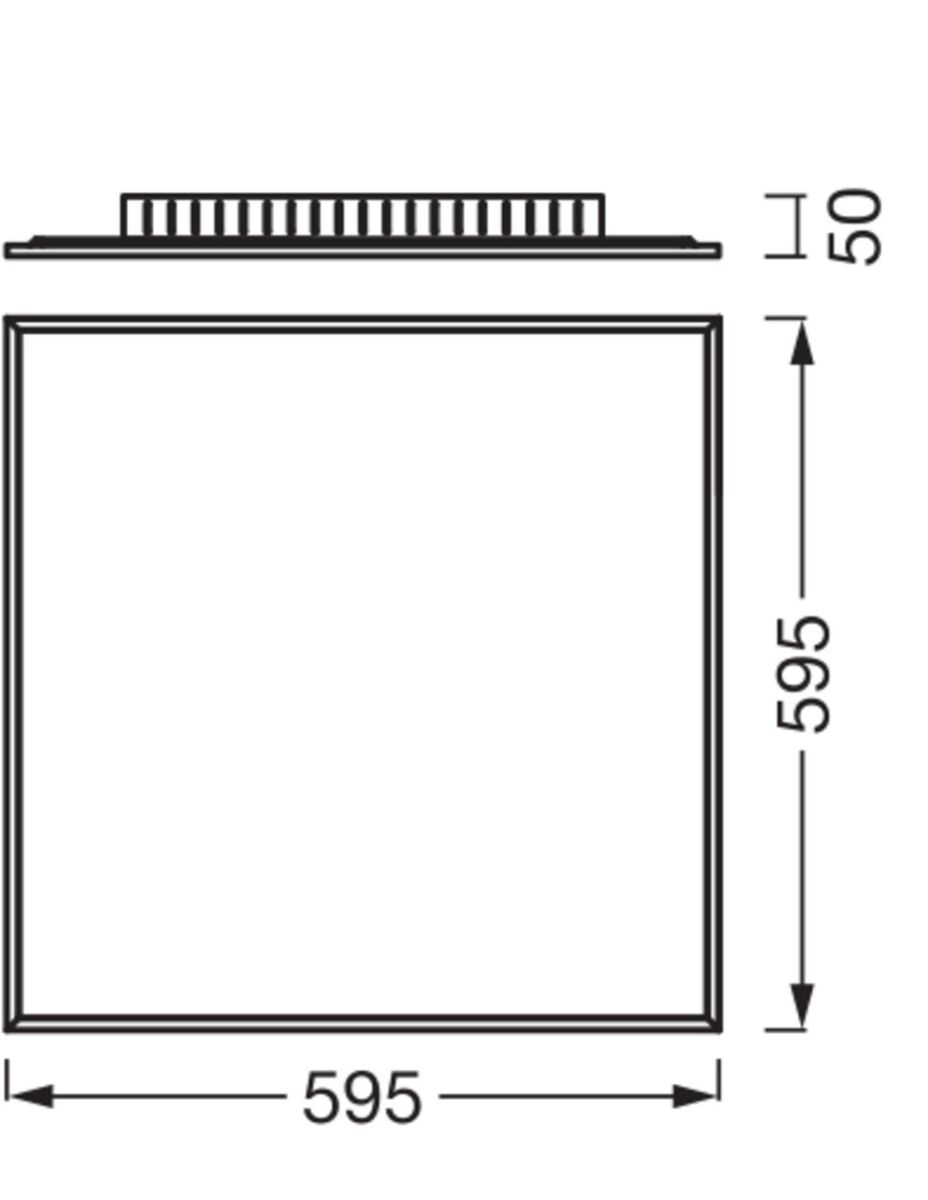 LED-Deckenpanel Plano #4099854291203