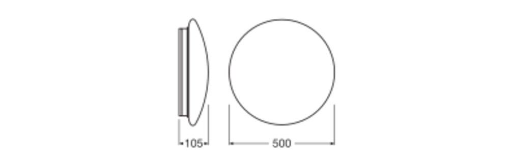 LED-Wand-/Deckenleuchte SFCIRC#4099854042157