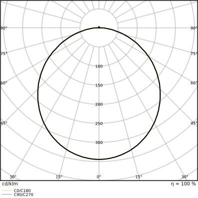 LED-Wand-u.Deckenleuchte BLKHRDDA300P_840WT