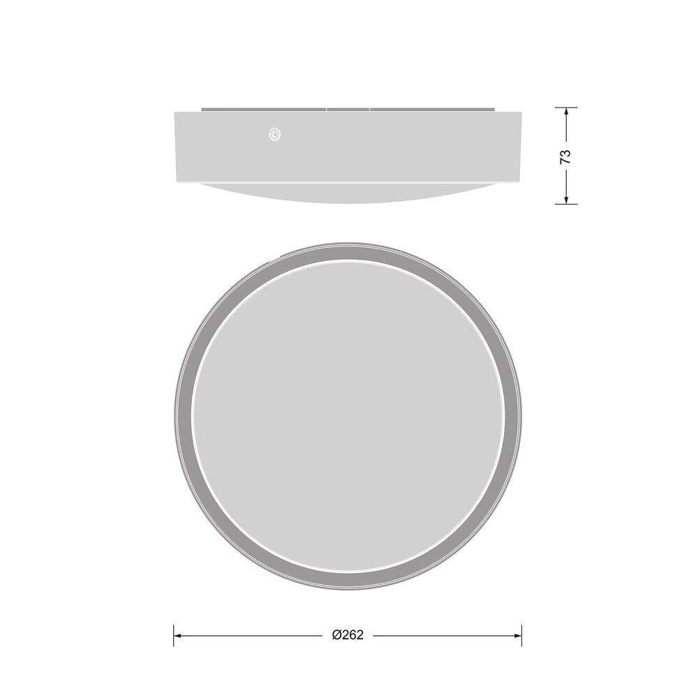 LED-Wand-u.Deckenleuchte BLKHRDEL250P_MS840WT
