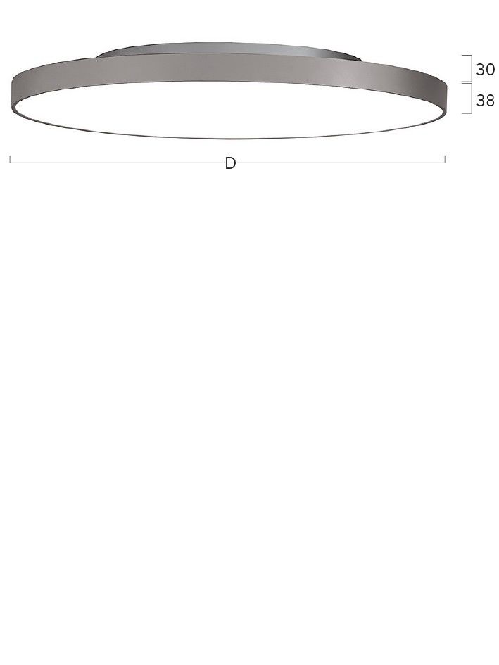 LED-Anbauleuchte BX5OSE-830M-D400