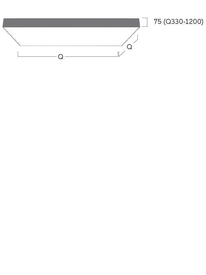 LED-Anbauleuchte CA2OEE-830M-Q630
