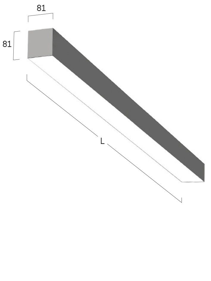 LED-Anbauleuchte LA5OEE-830M-L890