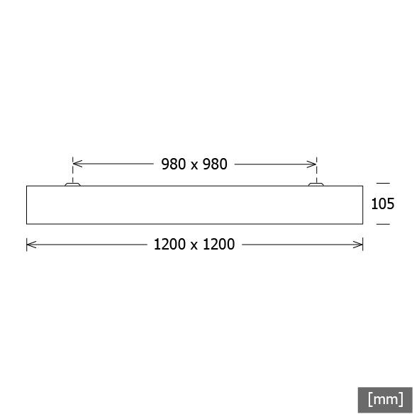 LED-Pendel-/Anbauleuchte PLL 52.120 #642294