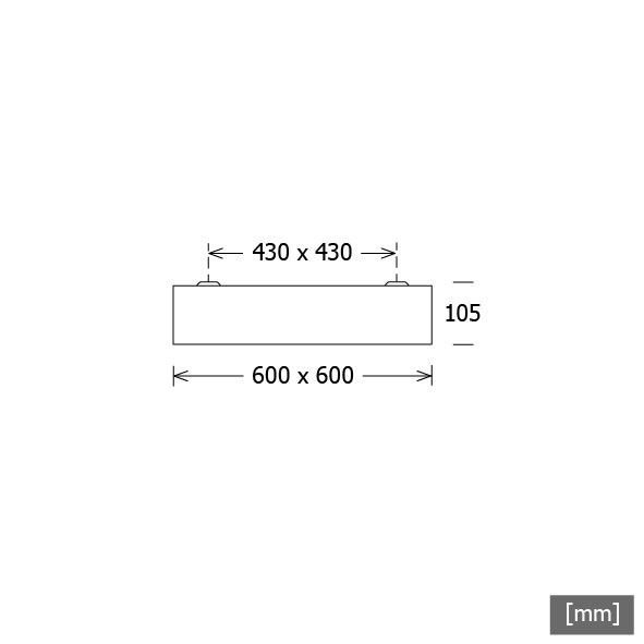 LED-Pendel-/Anbauleuchte PLL 52.600 #642297