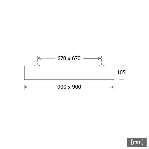 LED-Pendel-/Anbauleuchte PLL 52.900 #642301