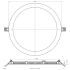 LED-Einbaupanel LDR300925