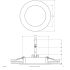 LED-Einbaupanel rund LR44083540