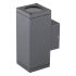 Wandanbauleuchte 2flg.anth 485016N