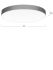 LED-Anbauleuchte BA1ABL-830M-D300
