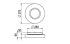 LED-Anbauleuchte IRIS-A4500-840DAEDP3