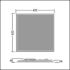 LED-Einbauleuchte BETA3 4800 #96800035