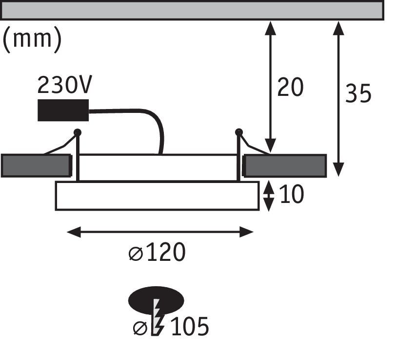 LED-Einbaupanel 929.36