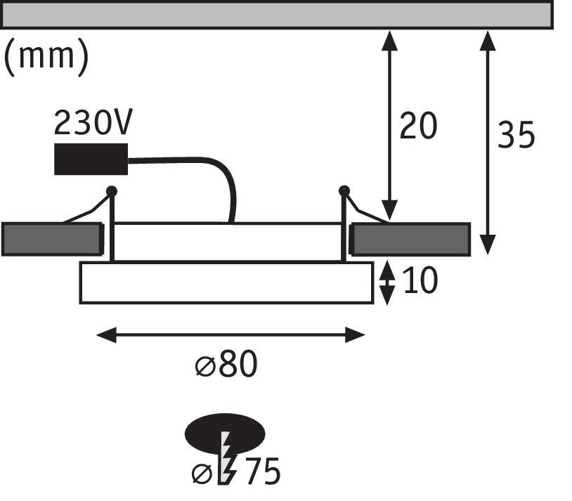 LED-Einbaupanel 929.45