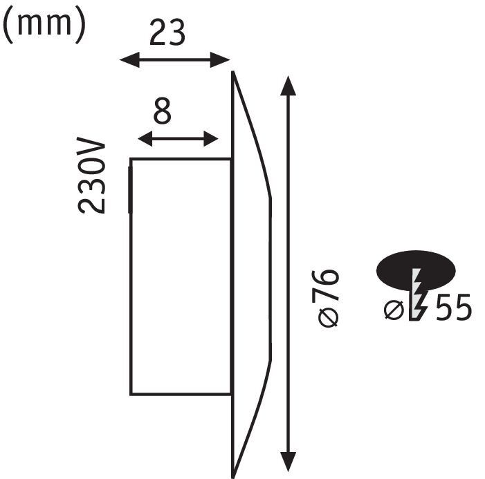 LED-Wandeinbauleuchte 937.40