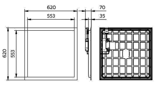 LED-Panel M625 RC133V G6 #75004399