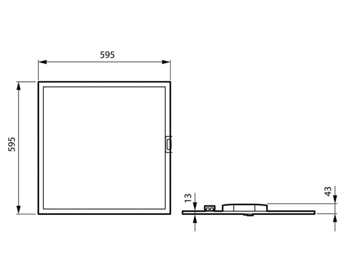 LED-Einbauleuchte M600 RC330V 36S #01469500