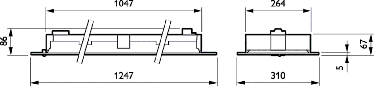 LED-Einlegeleuchte RC463B LED #98048100