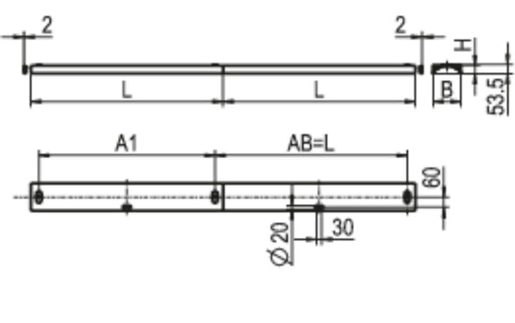 LED-Anbauleuchte ARKA-A1415#0627929AG
