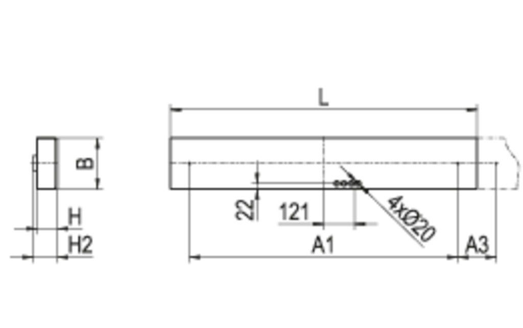 LED-Anbauleuchte IHLS-L 280/ #0660090