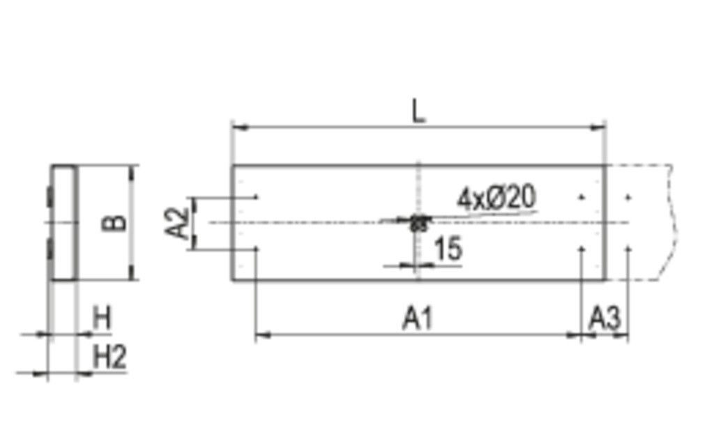 LED-Anbauleuchte IHLS-L 480/ #0660096