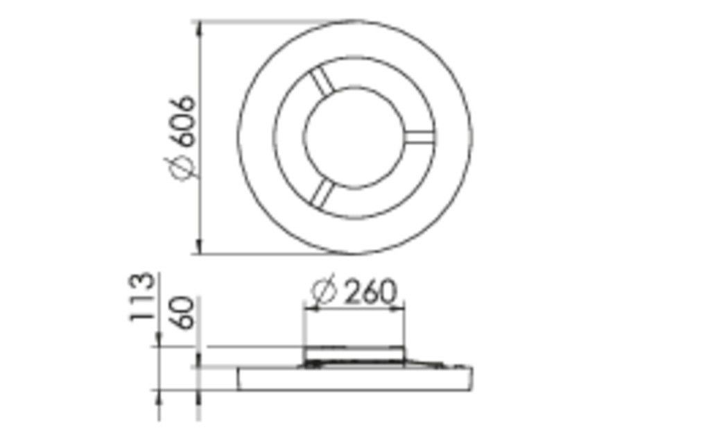 LED-Anbauleuchte IRIS-L-W11000-840-ND