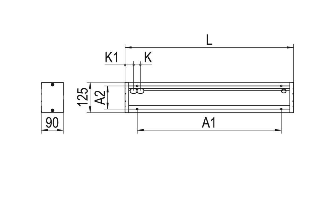 LED-Anbauleuchte M125-E160 #0828035