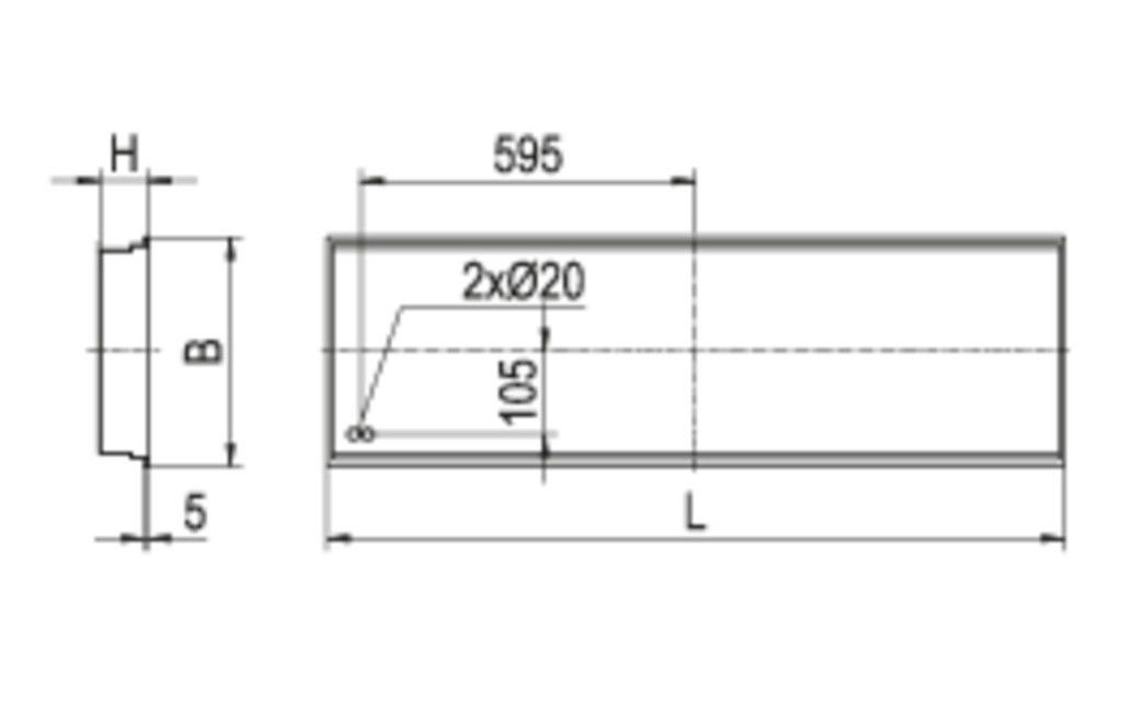 LED-Einbauleuchte EBRE-LED236 #0832852