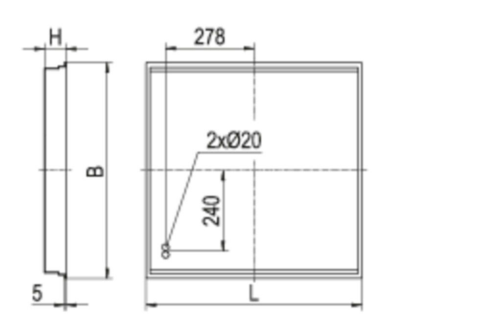 LED-Einbauleuchte EBRE-LED418 #0832860