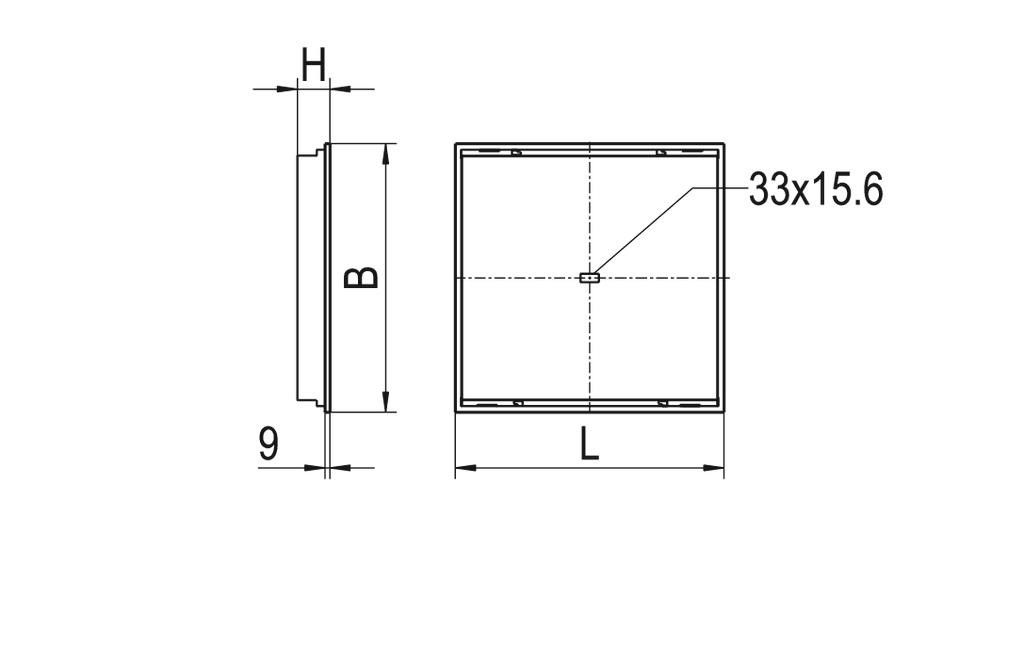 LED-Einbauleuchte EL-EQ0310DA #0838145