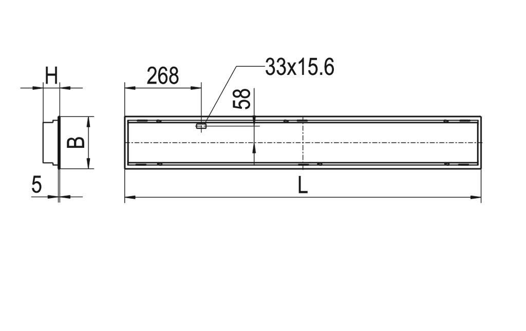 LED-Einbauleuchte EL-ES1247ND #0828125