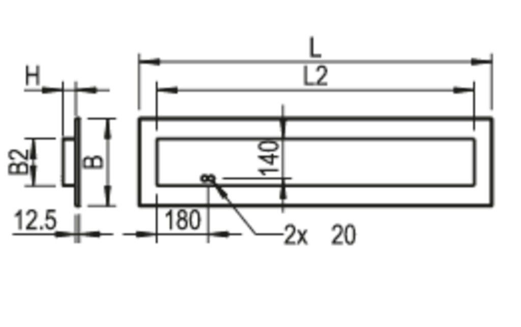 LED-Einlegeleuchte ESLE1099DAW #0838172