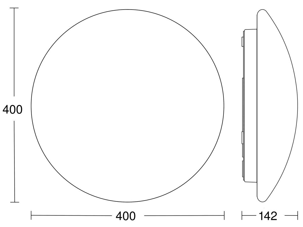 LED-Innenleuchte o. Sensor RS PRO P3 WS 4000K