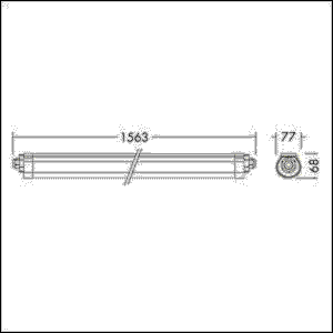 LED-Feuchtraumleuchte LUCY 1500 #96630333