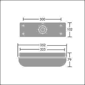 LED-Wandleuchte ESCORT 1000-840 HF
