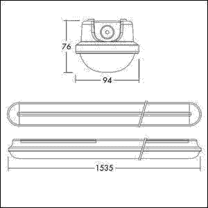 LED-Feuchtraumleuchte JULIE FLEX #96700017