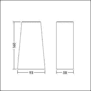 LED-Wandleuchte HOLLY CONE #96633686