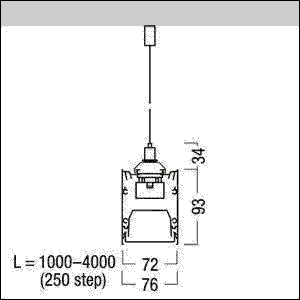 Kanal für LED-Lichtlinie SLN2-C MSP #42189769