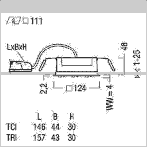 LED-Deckeneinbauleuchte SUI DF9Q #60211205