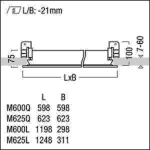 LED-Reinraumleuchte CL2 S 6600 #42952597