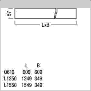 LED-Reinraumleuchte CL2 S 6600 #42952603