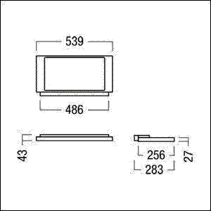 LED-Wandleuchte ARTELEA-W5500-930 BK