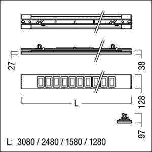 Leuchte für TECTON CLEVO MSC #42943073